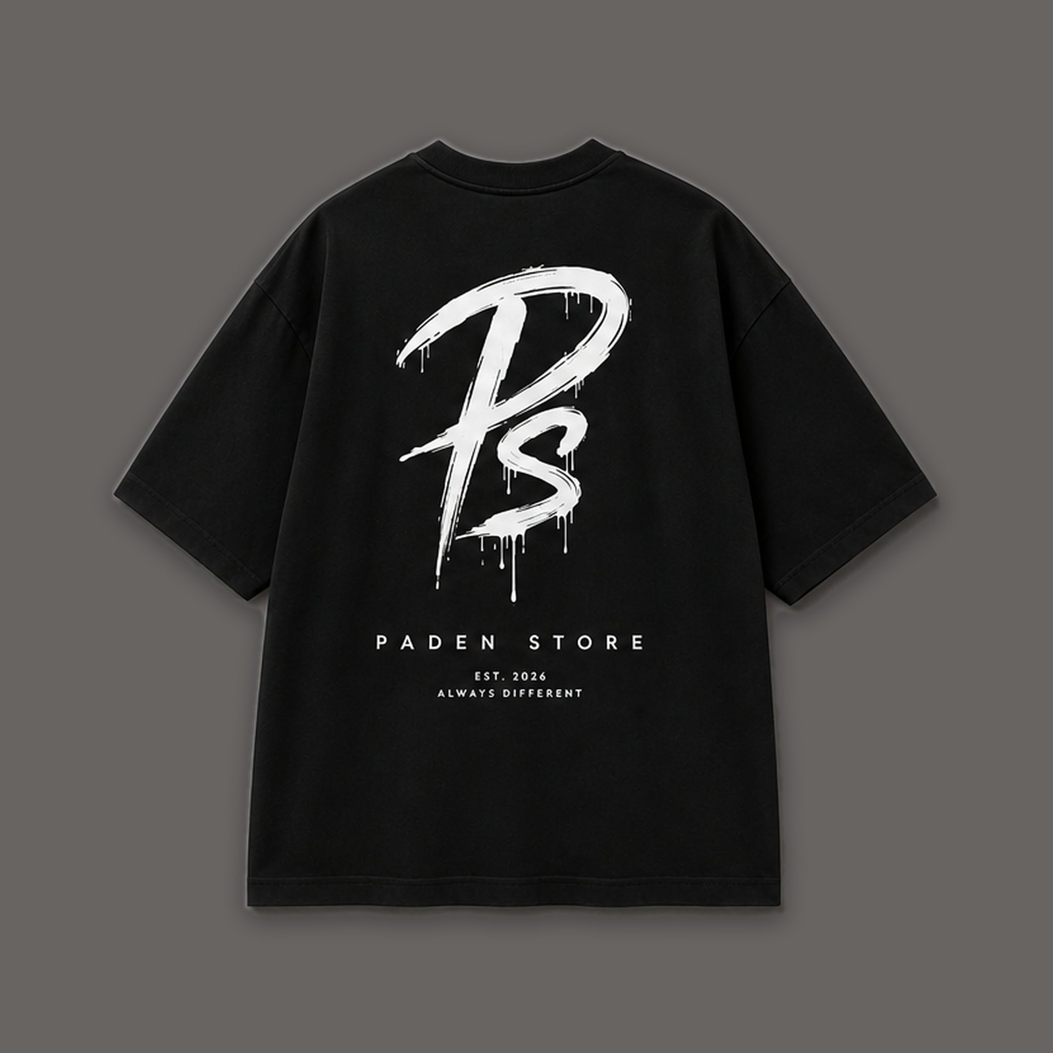 T-Shirt Oversize Paden Store - Recto/Verso - Verso